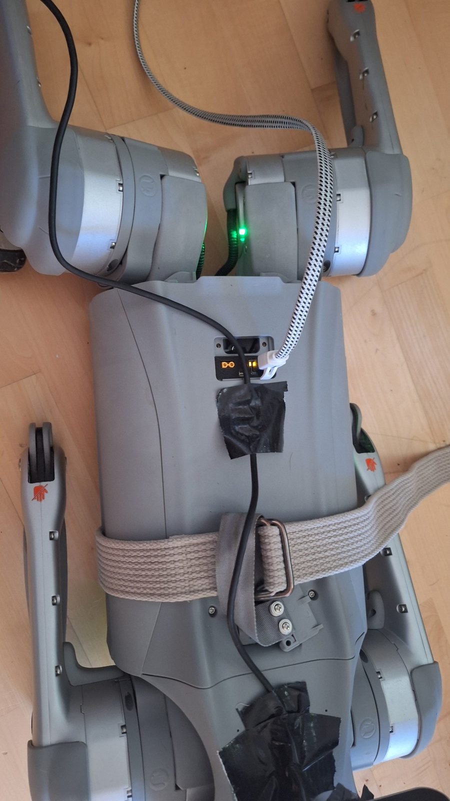 Funktionsaufbau mit Gurten